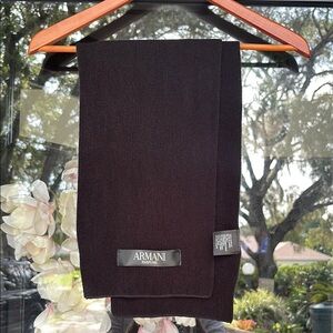 Armani Black Scarf NEW